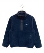 HELLY HANSENヘリーハンセン）の古着「ファイバーパイルハイブリッドジャケット」｜ネイビー