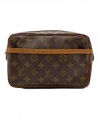LOUIS VUITTONルイ ヴィトン）の古着「コンピエーニュ23 セカンドバッグ」｜ブラウン