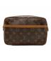 LOUIS VUITTON（ルイ ヴィトン）の古着「コンピエーニュ23 セカンドバッグ」｜ブラウン