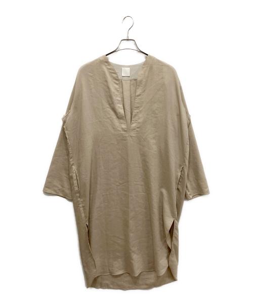 5W（ファイブワット）5W (ファイブワット) カフタンワンピース ベージュ サイズ:2の古着・服飾アイテム