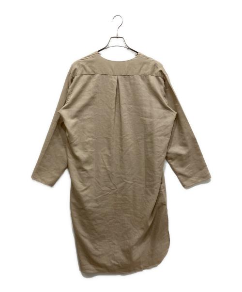 5W（ファイブワット）5W (ファイブワット) カフタンワンピース ベージュ サイズ:2の古着・服飾アイテム