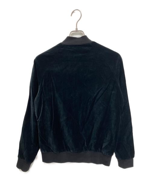 adidas（アディダス）adidas (アディダス) SS VELOUR TRACKTOP ベロア スーパースター ジャージ ブラック サイズ:Mの古着・服飾アイテム