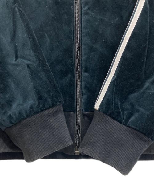 adidas（アディダス）adidas (アディダス) SS VELOUR TRACKTOP ベロア スーパースター ジャージ ブラック サイズ:Mの古着・服飾アイテム