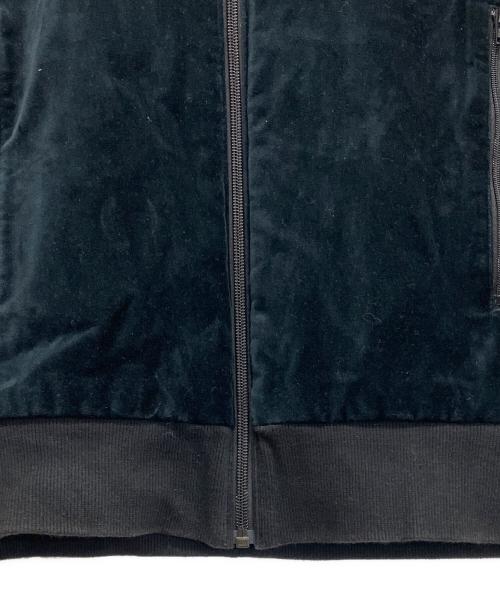 adidas（アディダス）adidas (アディダス) SS VELOUR TRACKTOP ベロア スーパースター ジャージ ブラック サイズ:Mの古着・服飾アイテム