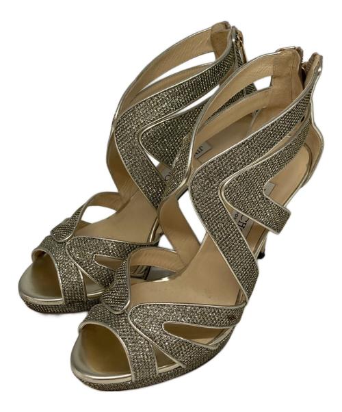 JIMMY CHOO（ジミーチュウ）JIMMY CHOO (ジミーチュウ) ハイヒールパンプス ゴールド サイズ:36の古着・服飾アイテム