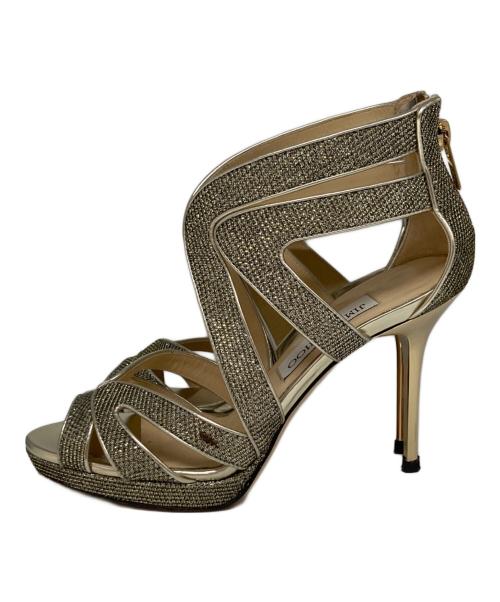 JIMMY CHOO（ジミーチュウ）JIMMY CHOO (ジミーチュウ) ハイヒールパンプス ゴールド サイズ:36の古着・服飾アイテム