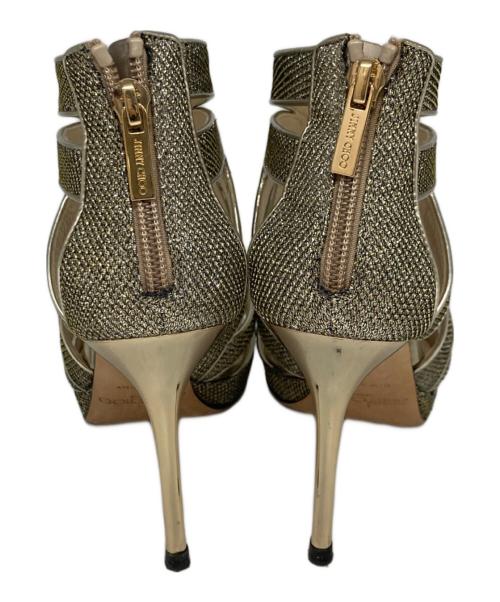 JIMMY CHOO（ジミーチュウ）JIMMY CHOO (ジミーチュウ) ハイヒールパンプス ゴールド サイズ:36の古着・服飾アイテム