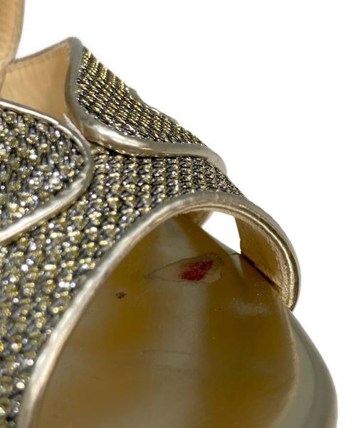 JIMMY CHOO（ジミーチュウ）JIMMY CHOO (ジミーチュウ) ハイヒールパンプス ゴールド サイズ:36の古着・服飾アイテム