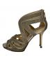 JIMMY CHOO (ジミーチュウ) ハイヒールパンプス ゴールド サイズ:36：5000円