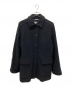 MaxMaraマックスマーラ）の古着「カバーオールコート ステンカラー」｜ブラック