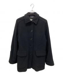 MaxMara（マックスマーラ）の古着「カバーオールコート ステンカラー」｜ブラック