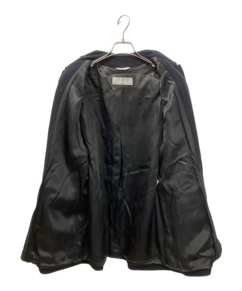 MaxMara（マックスマーラ）MaxMara (マックスマーラ) カバーオールコート ステンカラー ブラック サイズ:36の古着・服飾アイテム