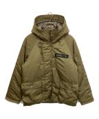 AVIREXアヴィレックス）の古着「HB HOODIE JKT 中綿フライトジャケット」｜カーキ
