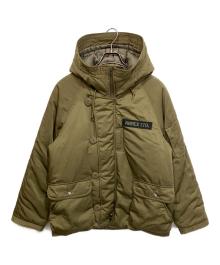 AVIREX（アヴィレックス）の古着「HB HOODIE JKT 中綿フライトジャケット」｜カーキ