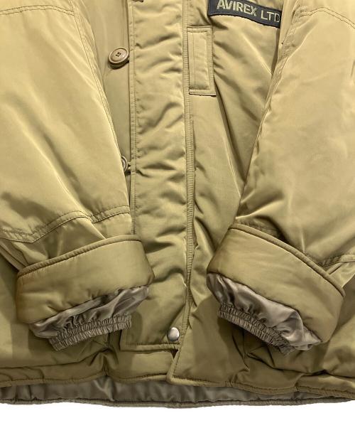 AVIREX（アヴィレックス）AVIREX (アヴィレックス) HB HOODIE JKT 中綿フライトジャケット カーキ サイズ:Lの古着・服飾アイテム