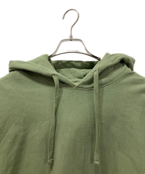 stussy（ステューシー）stussy (ステューシー) Stacked Pigment Dyed Hoodie カーキ サイズ:Lの古着・服飾アイテム