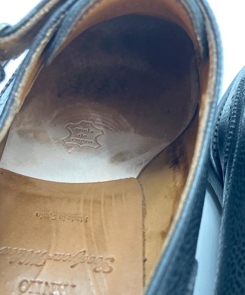 YANKO（ヤンコ）YANKO (ヤンコ) ダブルモンクメダリオンシューズ ブラック サイズ:6　1/2の古着・服飾アイテム