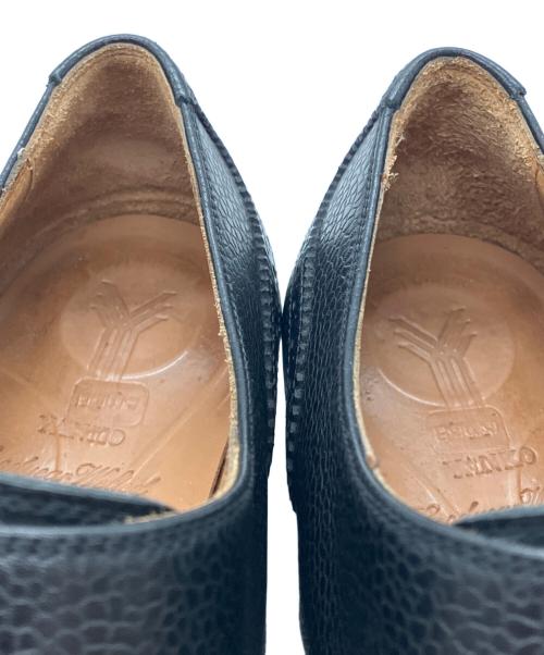 YANKO（ヤンコ）YANKO (ヤンコ) ダブルモンクメダリオンシューズ ブラック サイズ:6　1/2の古着・服飾アイテム