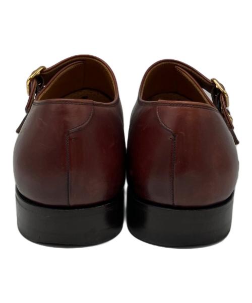 SCOTCH GRAIN（スコッチグレイン）SCOTCH GRAIN (スコッチグレイン) ダブルモンクストラップシューズ ボルドー サイズ:24 1/2の古着・服飾アイテム