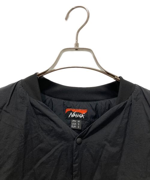 NANGA（ナンガ）NANGA (ナンガ) ノーカラーソフトダウンカーディガン ジャケット ブラック サイズ:Mの古着・服飾アイテム
