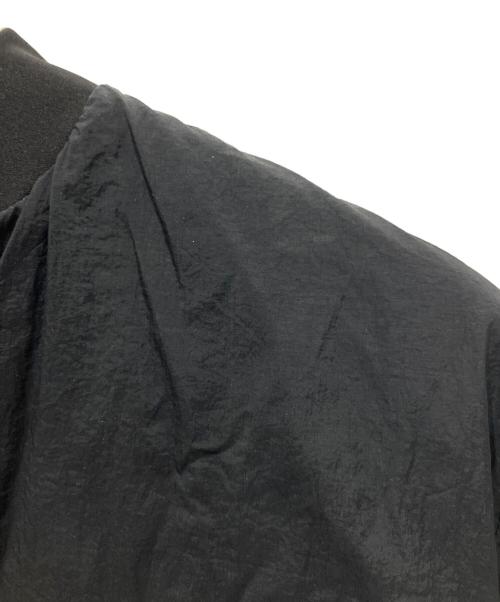 NANGA（ナンガ）NANGA (ナンガ) ノーカラーソフトダウンカーディガン ジャケット ブラック サイズ:Mの古着・服飾アイテム