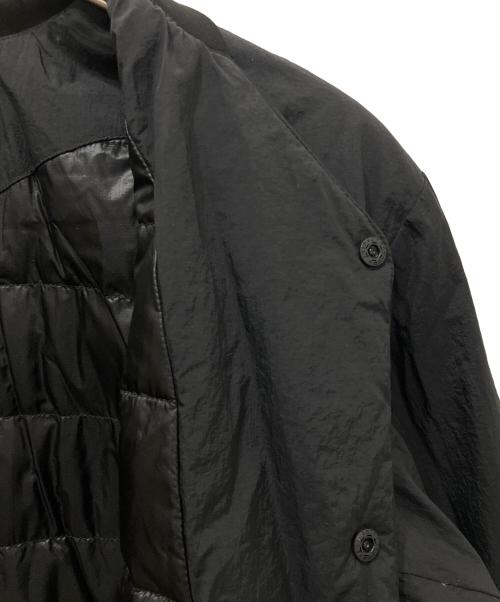 NANGA（ナンガ）NANGA (ナンガ) ノーカラーソフトダウンカーディガン ジャケット ブラック サイズ:Mの古着・服飾アイテム