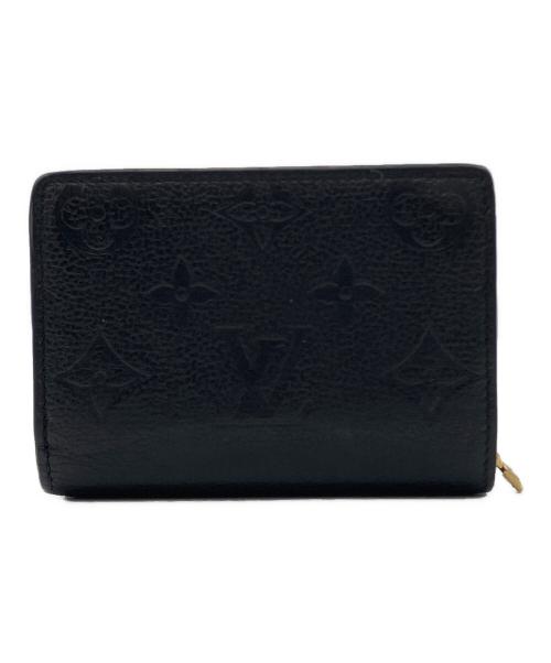 LOUIS VUITTON（ルイ ヴィトン）LOUIS VUITTON (ルイ ヴィトン) ポルトフォイユクレア 2つ折り財布 ブラックの古着・服飾アイテム
