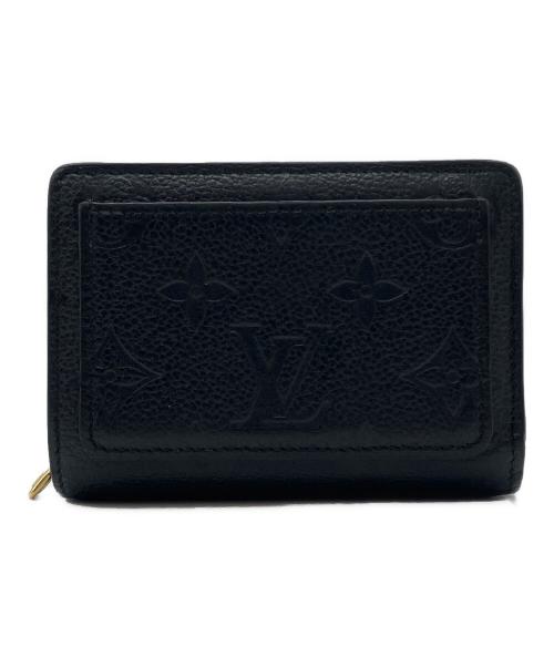 LOUIS VUITTON（ルイ ヴィトン）LOUIS VUITTON (ルイ ヴィトン) ポルトフォイユクレア 2つ折り財布 ブラックの古着・服飾アイテム