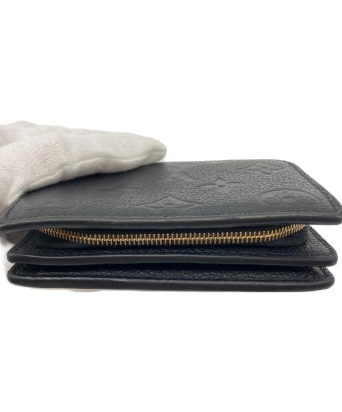 LOUIS VUITTON（ルイ ヴィトン）LOUIS VUITTON (ルイ ヴィトン) ポルトフォイユクレア 2つ折り財布 ブラックの古着・服飾アイテム
