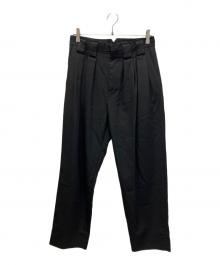 stein（シュタイン）の古着「DOUBLE WIDE TROUSERS」｜ブラック