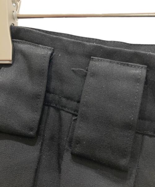 stein（シュタイン）stein (シュタイン) DOUBLE WIDE TROUSERS ブラック サイズ:Mの古着・服飾アイテム