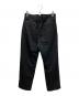 stein (シュタイン) DOUBLE WIDE TROUSERS ブラック サイズ:M：12000円