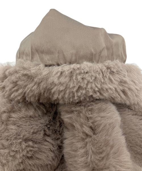 TATRAS（タトラス）TATRAS (タトラス) BARBRA バルブラ ファーブルゾン ブラウン サイズ:01の古着・服飾アイテム