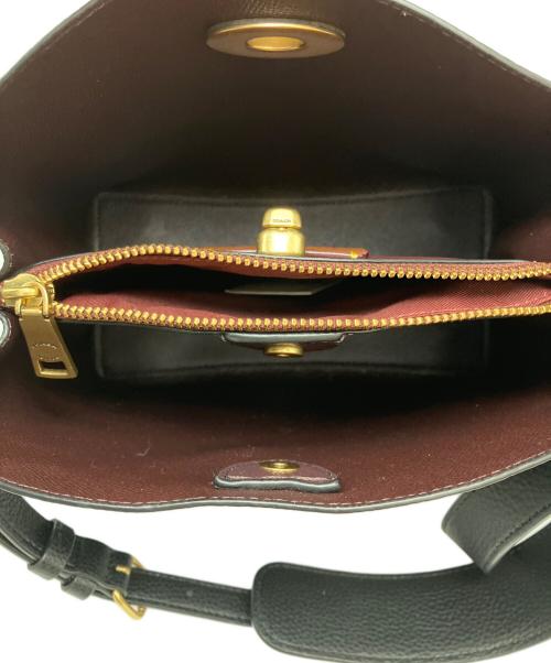 COACH（コーチ）COACH (コーチ) Willow Bucket/ウィロウ バケット バッグ ブラックの古着・服飾アイテム
