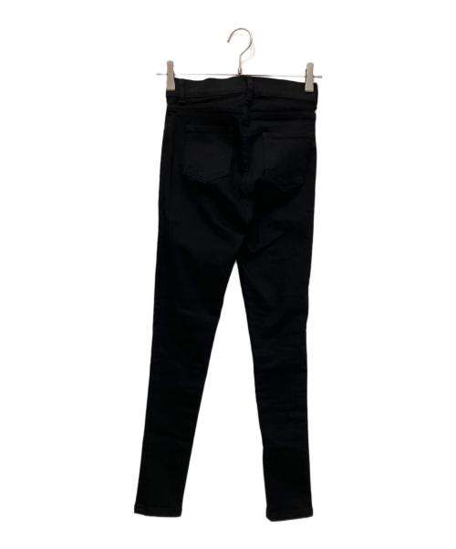 sheller（シェリエ）sheller (シェリエ) GOLD ZIP BLACK DENIM ブラック サイズ:22の古着・服飾アイテム