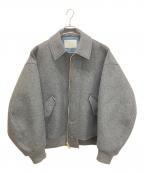 KOLORカラー）の古着「ジップブルゾン」｜グレー