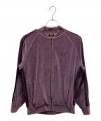 Needlesニードルズ）の古着「Velour Track Jacket ベロアトラックジャケット」｜パープル