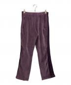 Needlesニードルズ）の古着「ベロアトラックパンツ」｜パープル