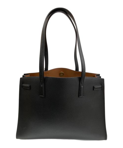 TORY BURCH（トリーバーチ）TORY BURCH (トリーバーチ) 2WAY WALKER SATCHEL トートバッグ ブラックの古着・服飾アイテム
