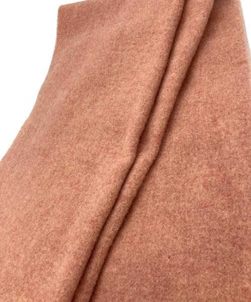 Acne studios（アクネ ストゥディオス）ACNE STUDIOS (アクネ ストゥディオス) フリンジウールスカーフ - ナロー ピンクの古着・服飾アイテム