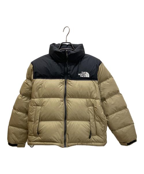 THE NORTH FACE（ザ ノース フェイス）THE NORTH FACE (ザ ノース フェイス) SHORT NUPTSE JACKET ショートヌプシジャケット ベージュ×ブラック サイズ:Lの古着・服飾アイテム