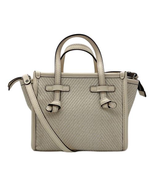 GIANNI CHIARINI（ジャンニ キアリーニ）GIANNI CHIARINI (ジャンニ キアリーニ) MARCELLA ORIGINAL MINI TOTE BAG BS/マルチェッラオリジナルミニトートバッグ ベージュの古着・服飾アイテム