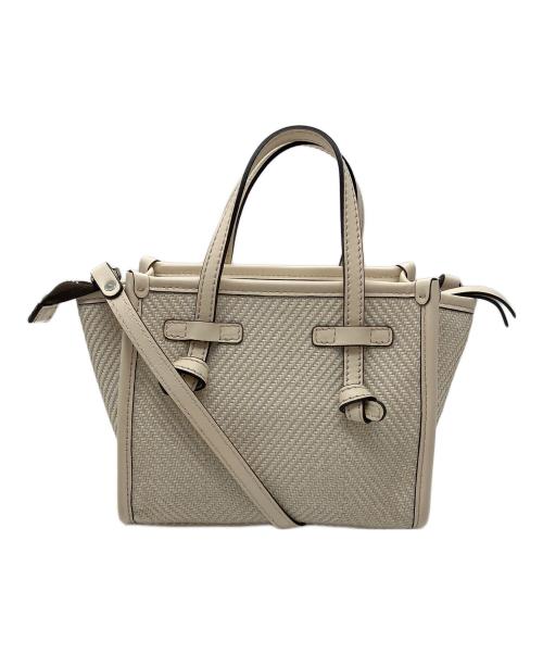GIANNI CHIARINI（ジャンニ キアリーニ）GIANNI CHIARINI (ジャンニ キアリーニ) MARCELLA ORIGINAL MINI TOTE BAG BS/マルチェッラオリジナルミニトートバッグ ベージュの古着・服飾アイテム