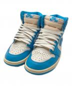 NIKEナイキ）の古着「Air Jordan 1 Retro High OG "UNC Reimagined" ハイカットスニーカー」｜ブルー×ベージュ