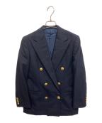 RALPH LAURENラルフローレン）の古着「金釦ウールダブルジャケット」｜ネイビー