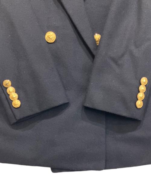 RALPH LAUREN（ラルフローレン）RALPH LAUREN (ラルフローレン) 金釦ウールダブルジャケット ネイビー サイズ:size9の古着・服飾アイテム