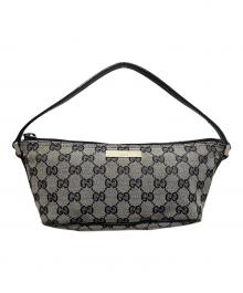 GUCCI（グッチ）の古着「ポーチ」｜グレー×ブラック