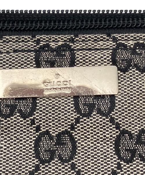 GUCCI（グッチ）GUCCI (グッチ) ポーチ グレー×ブラックの古着・服飾アイテム