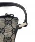 中古・古着 GUCCI (グッチ) ポーチ グレー×ブラック：16000円