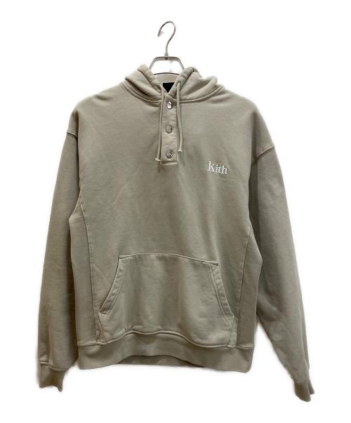 KITH（キス）KITH (キス) Wilson (ウィルソン) WILLIAMS Ⅳ HOODIE/ウィリアムスフーディ カーキ サイズ:XSの古着・服飾アイテム